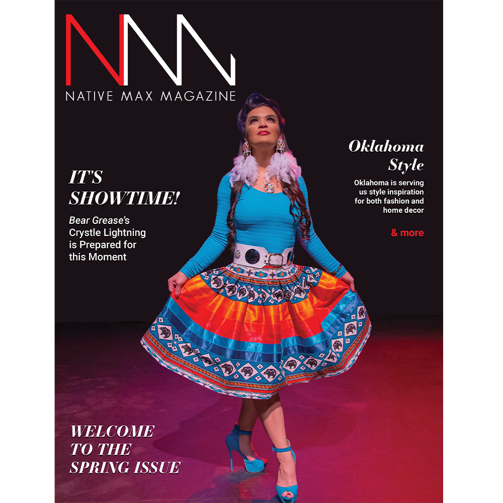 May/June issue of Native Max Magazine featuring Crystle Lightning on the cover