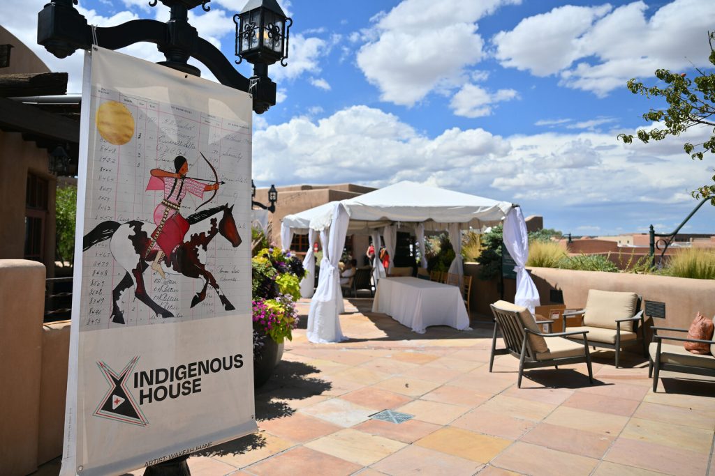 A general view of the Fashion and Culture panel discussion at Indigenous House