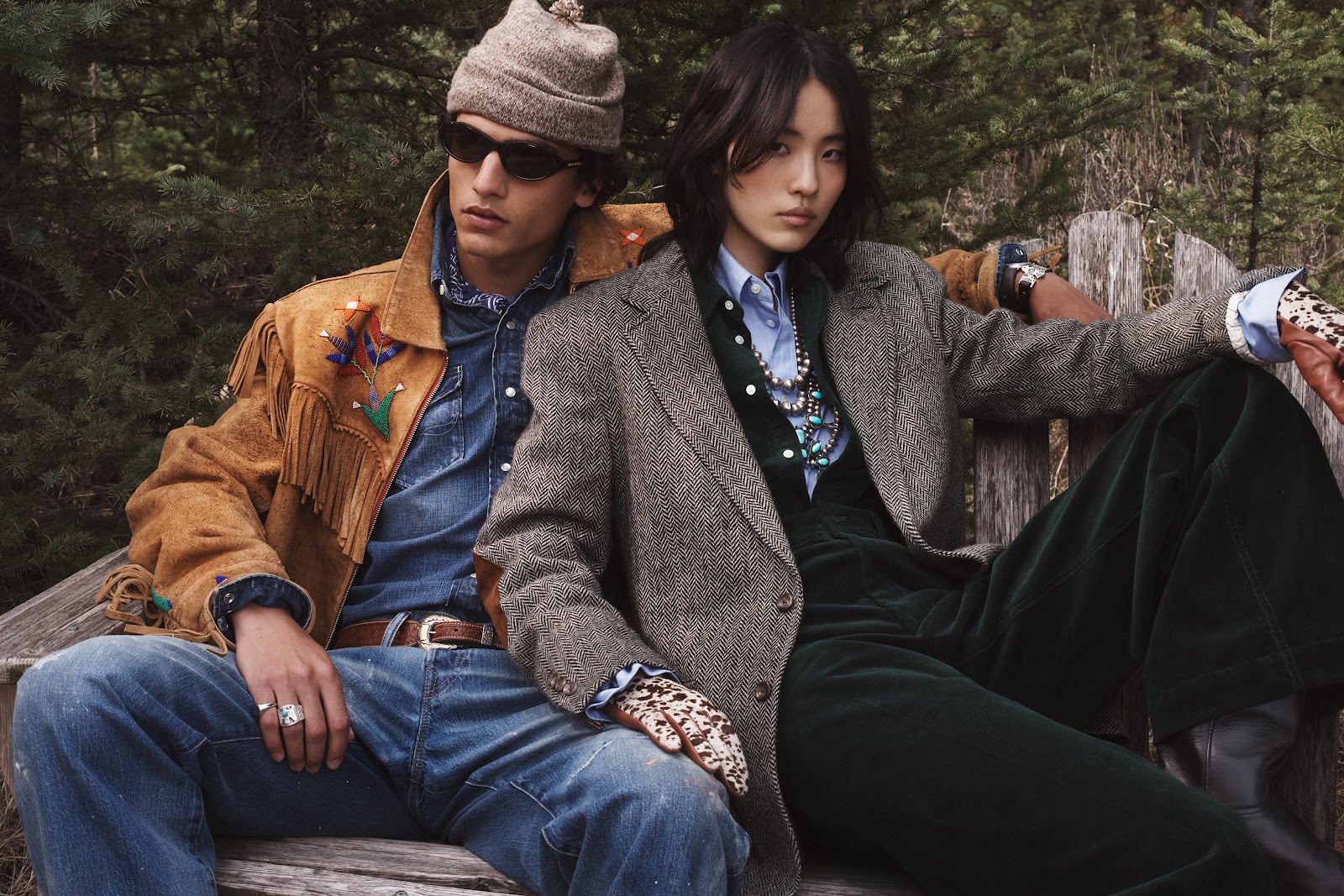 Look styled with silver by Neil Zarama.